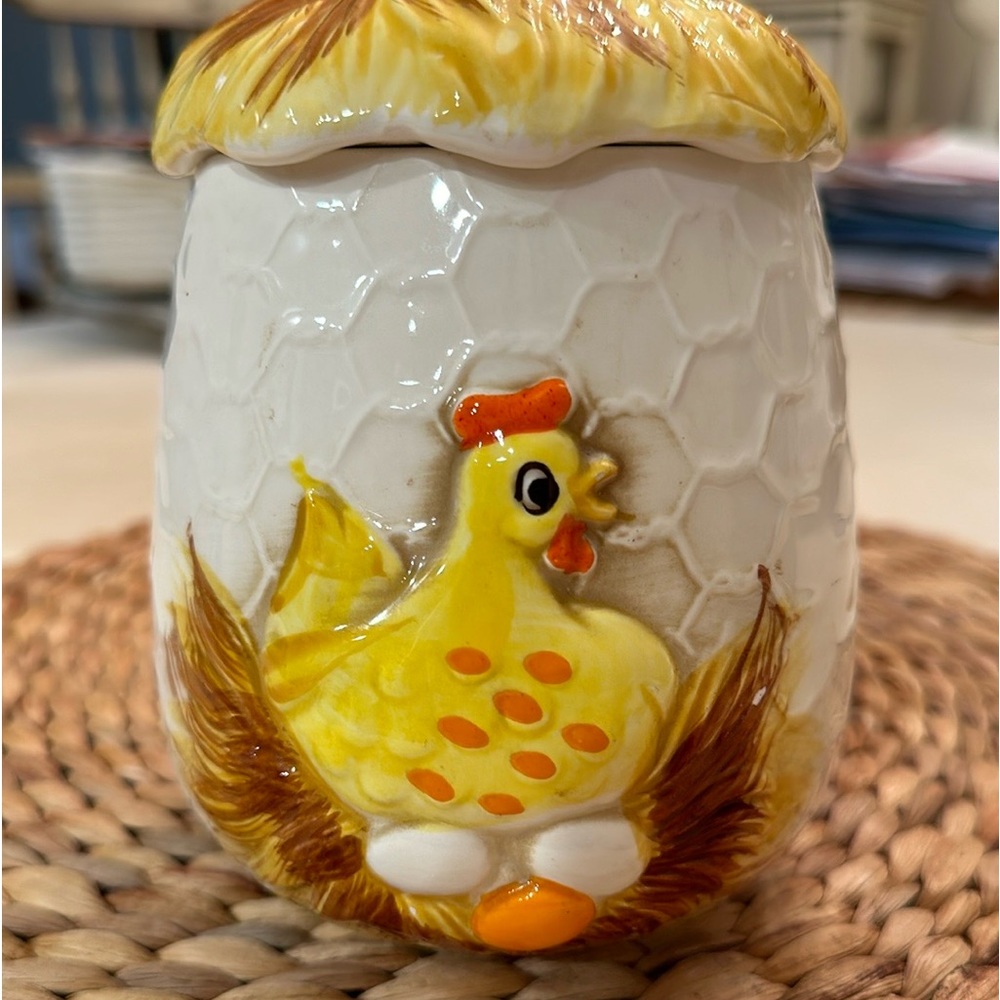 Vintage SEARS ROEBUCK 1978 JAPAN CHICKEN & NEST. - Picture 3 of 11